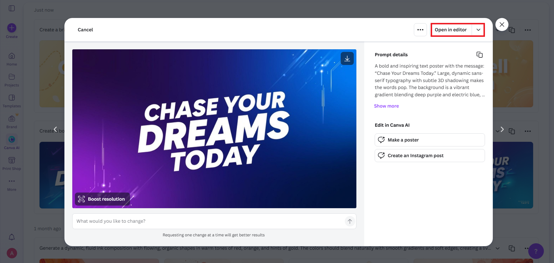 Preview and pick the best version