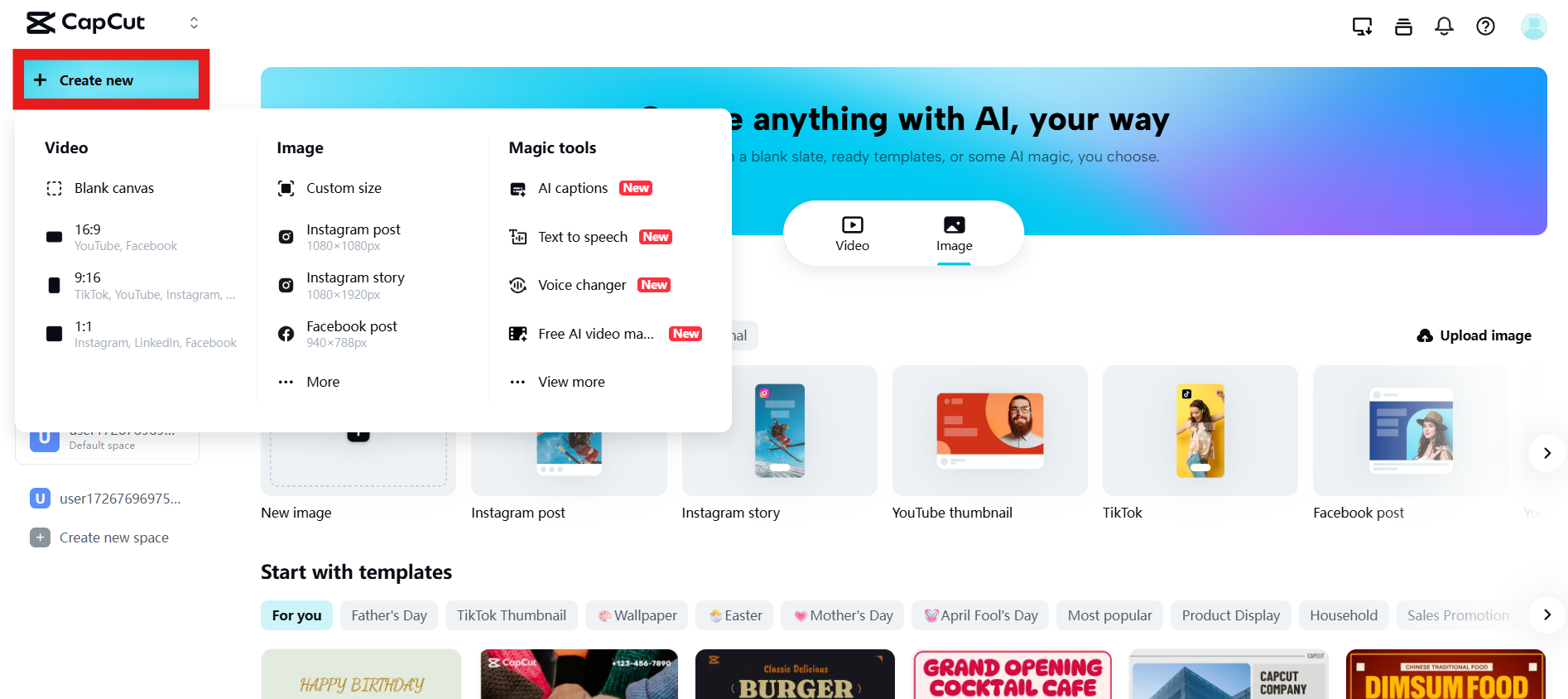 Iniciar um novo projeto