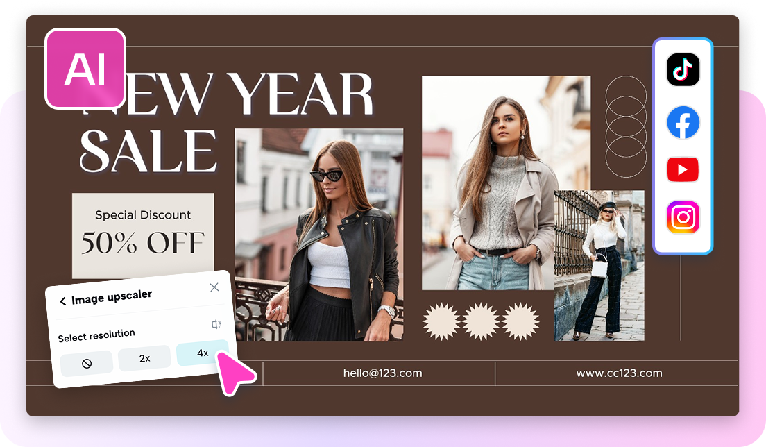 Design stunning product visuals with AI tools