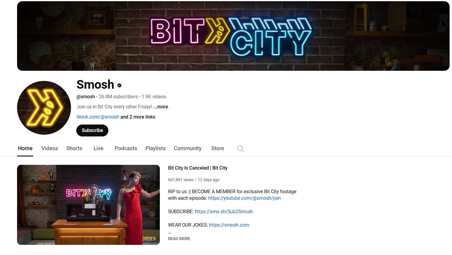 Smosh - веселый и непредсказуемый короткий канал