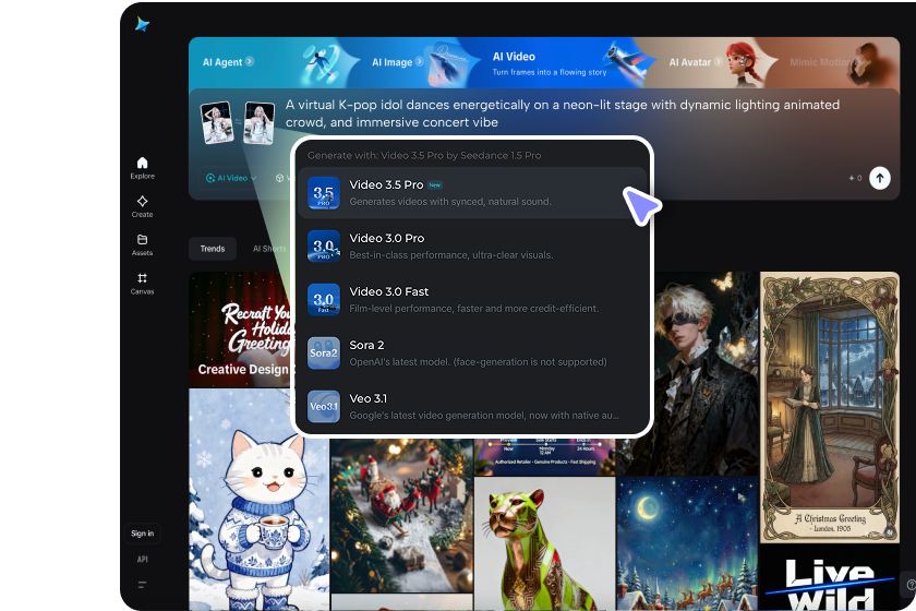 generați videoclipul dvs. idol virtual