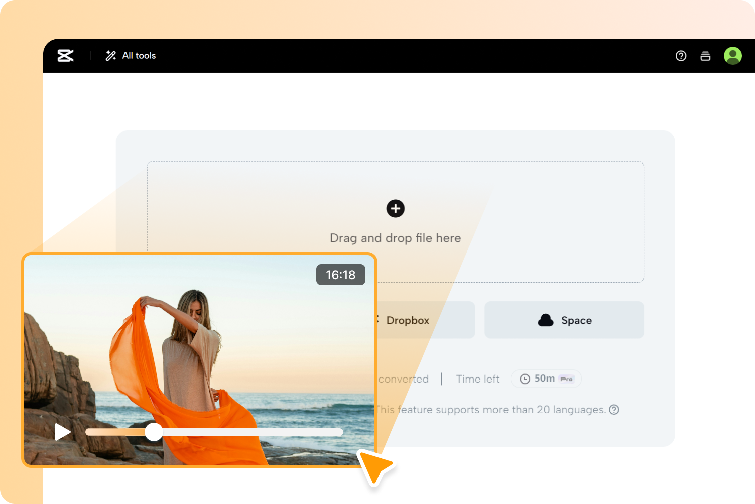 Upload your video