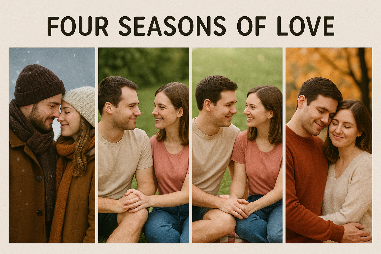 Showing Four Seasons of love
