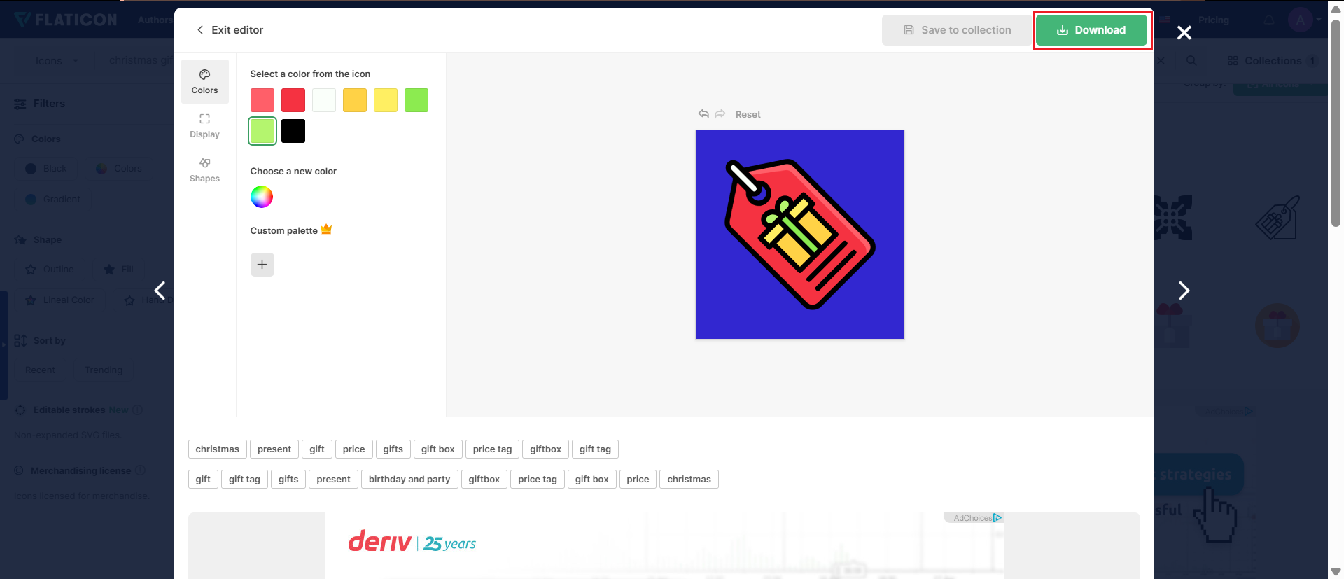 Mga Christmas tag na ipi-print nang libre