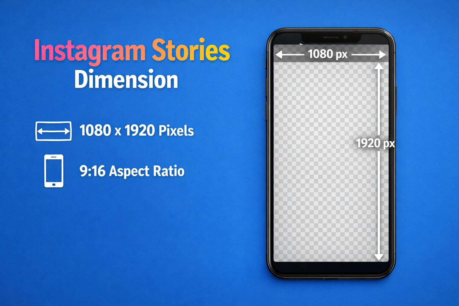 Instagram Stories dimension