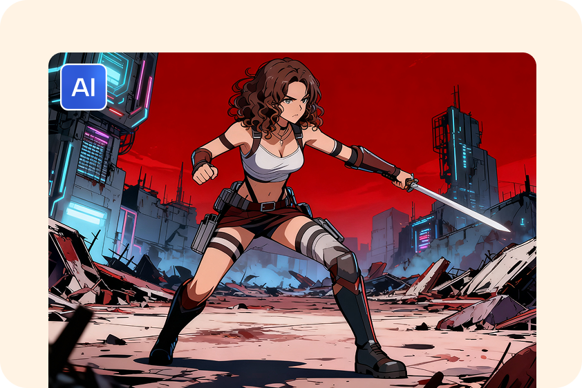 Generate concept art for creative projects