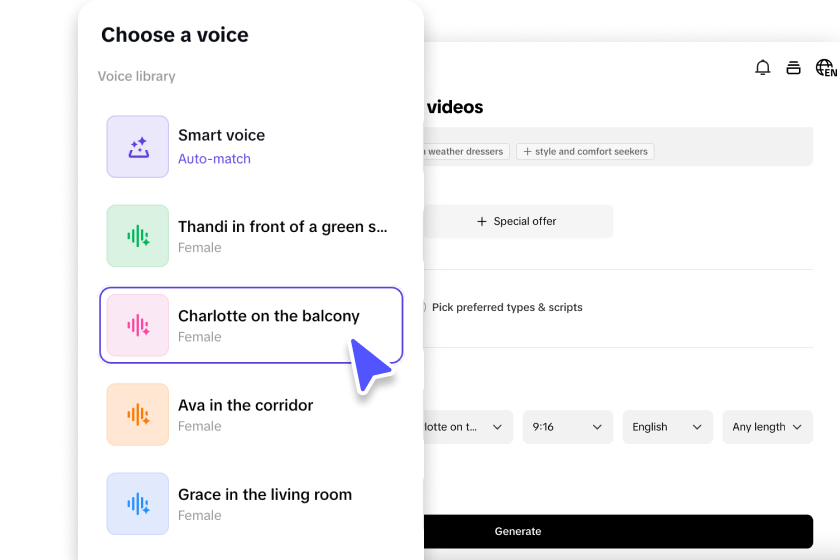How you want to create videos