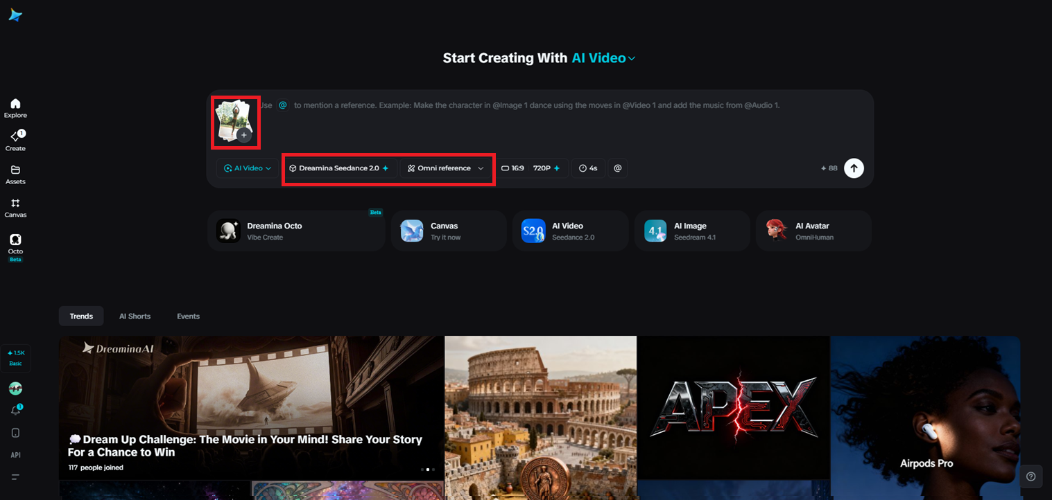Configure o modelo e adicione suas referências