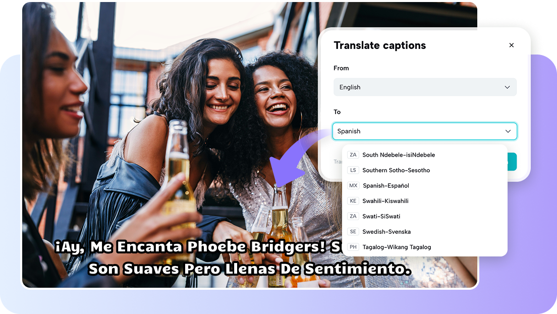 Videoları çeşitli dillerde transkribe et