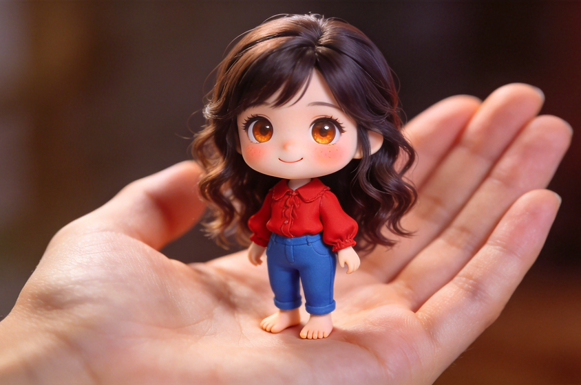 Match the viral handheld chibi trend