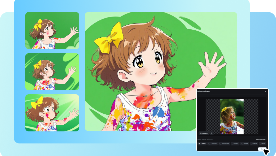 ki generiert Vektoren aus Bildern