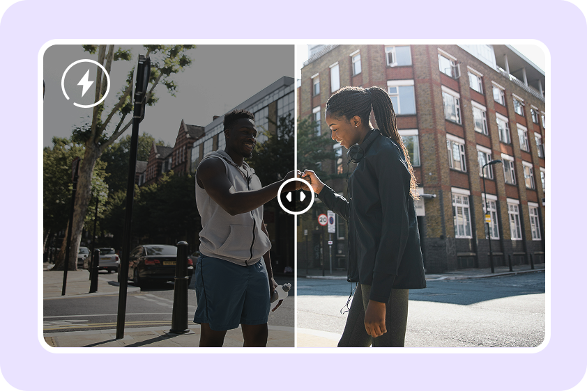  Instant lighting correction