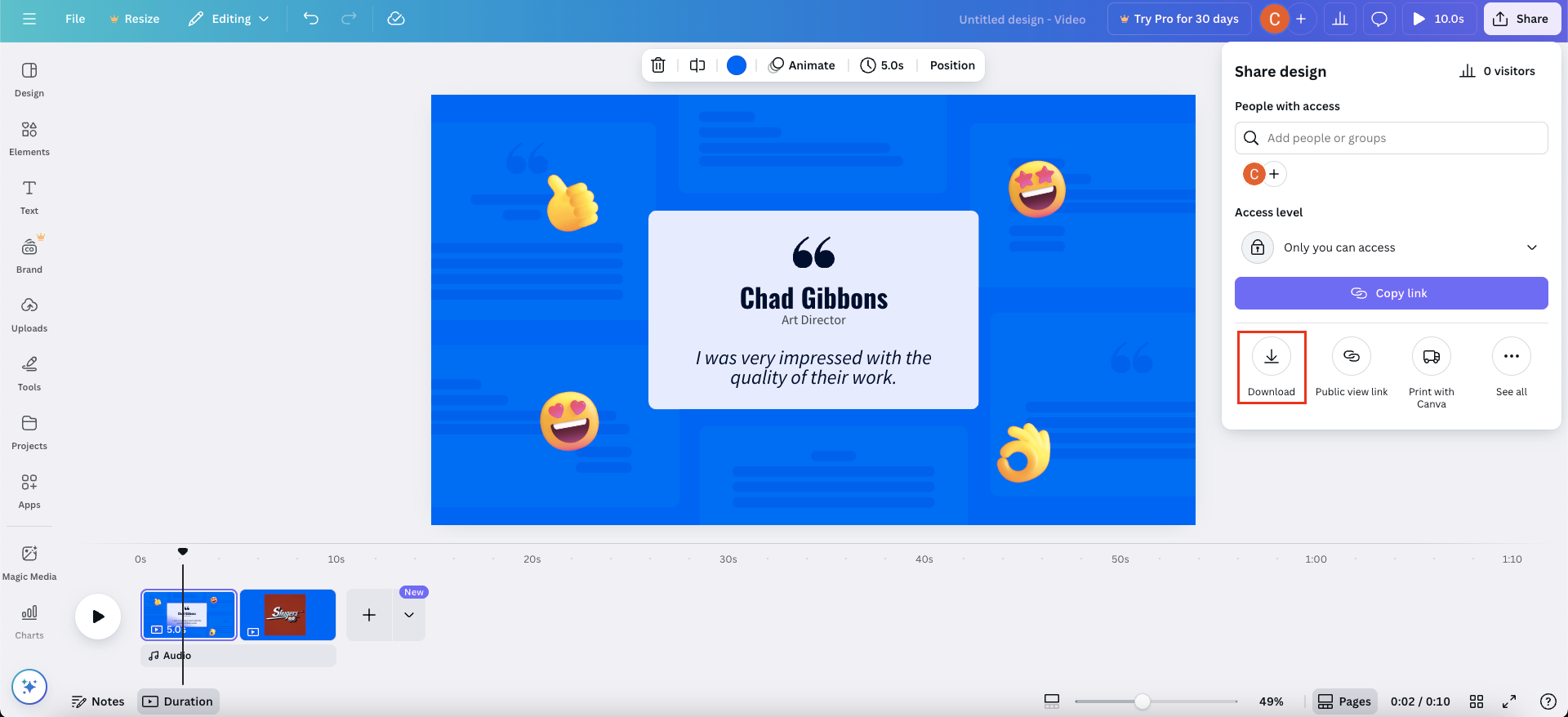 testimonial video maker