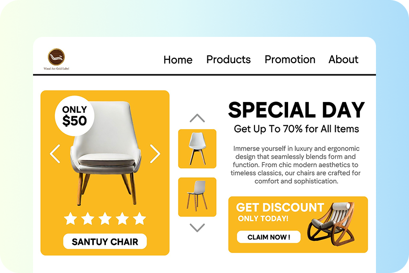 Sử dụng logo trong suốt trên các trang web và ứng dụng.