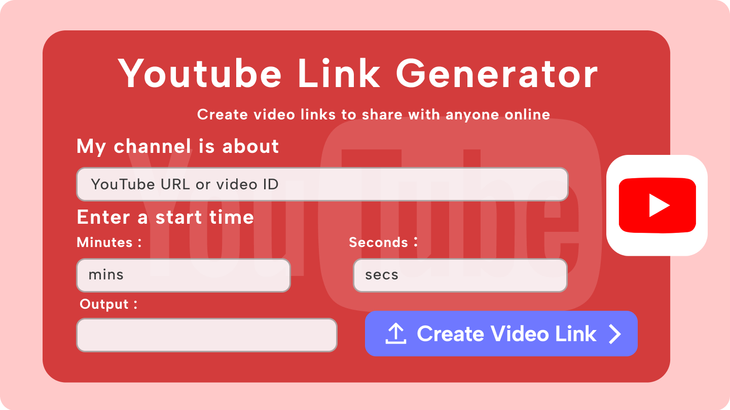 Top 6 YouTube Link Generators