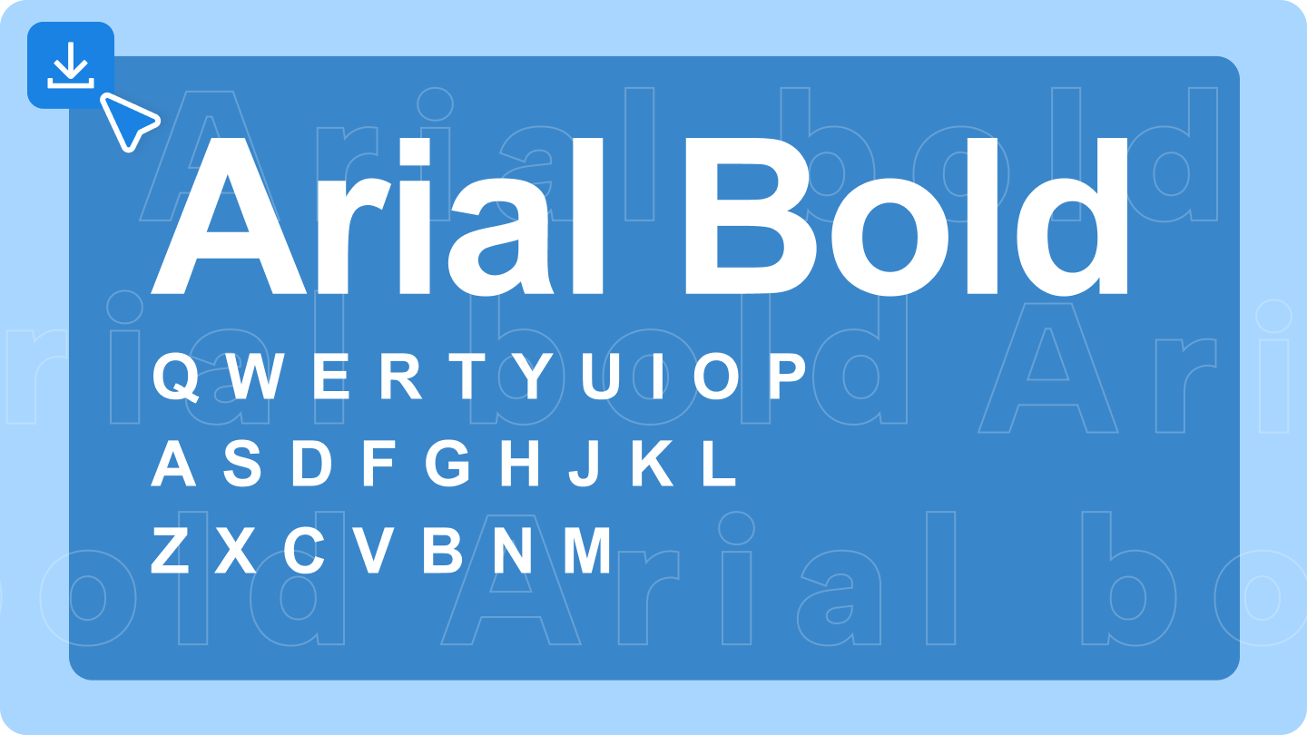 Fon Tebal Arial 
