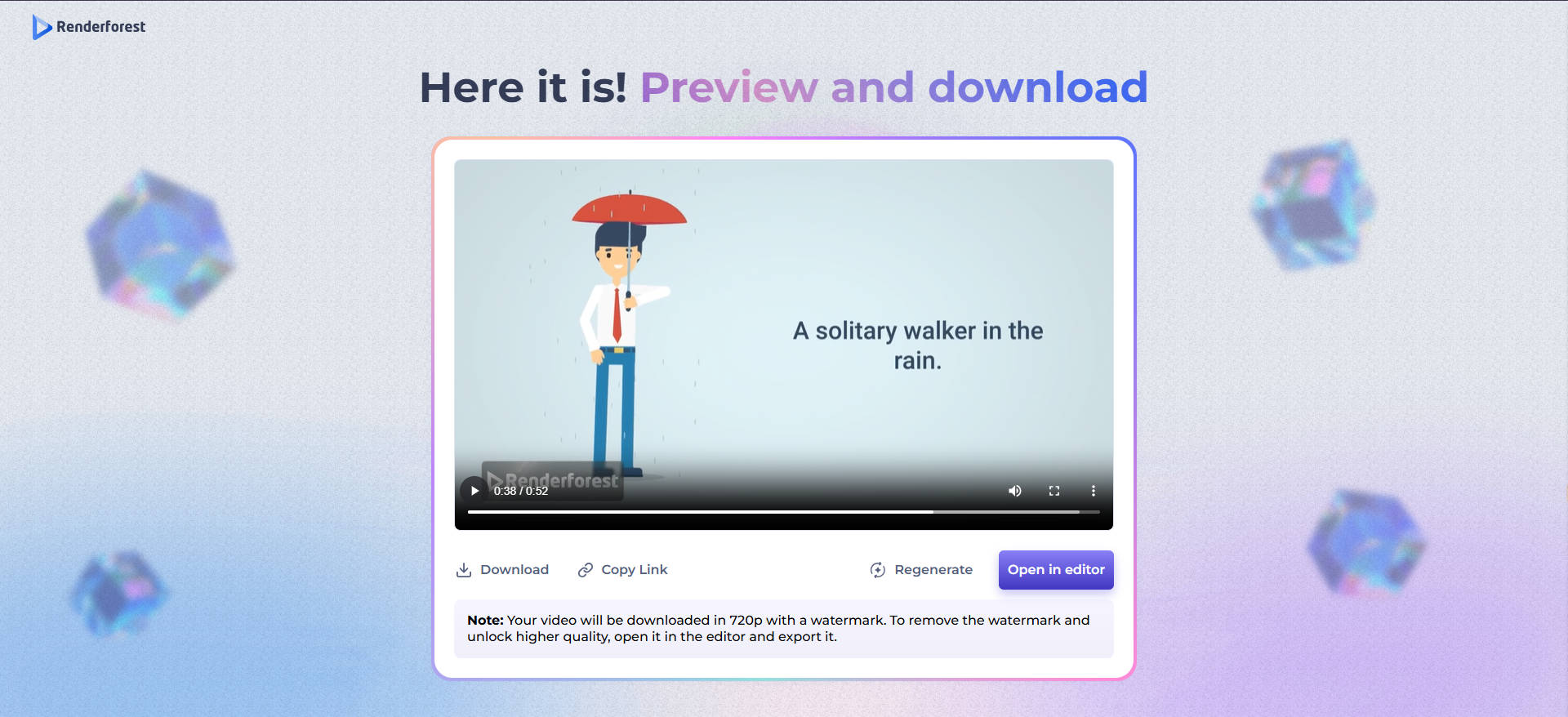 script pour une vidéo d'animation