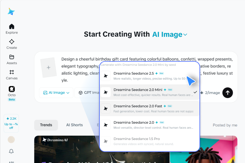 Configure model and aspect settings