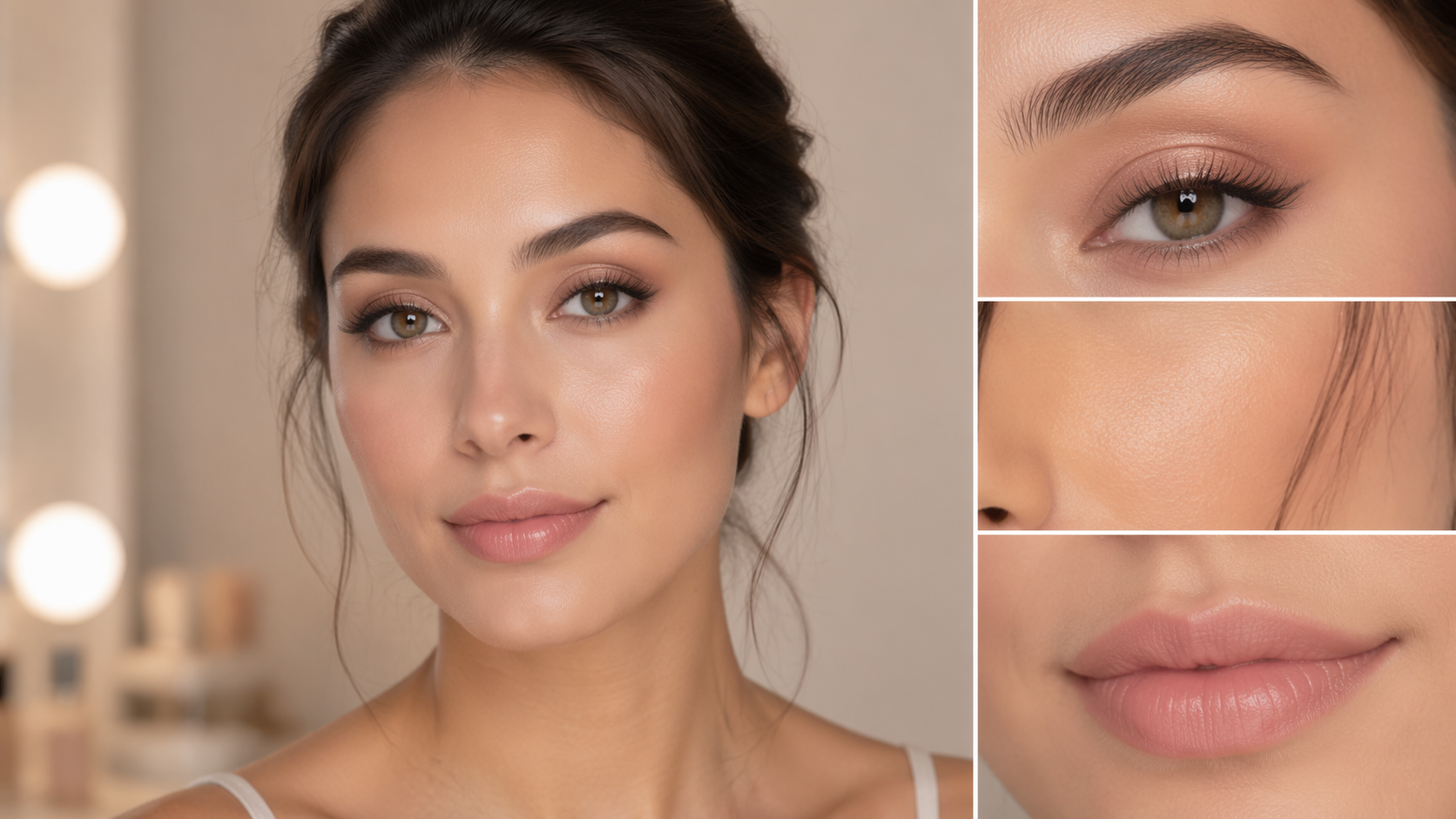 Virtuelles Dreamina-Make-up zum Anprobieren Beispiel 1: Soft-Glam-Make-up zum Anprobieren