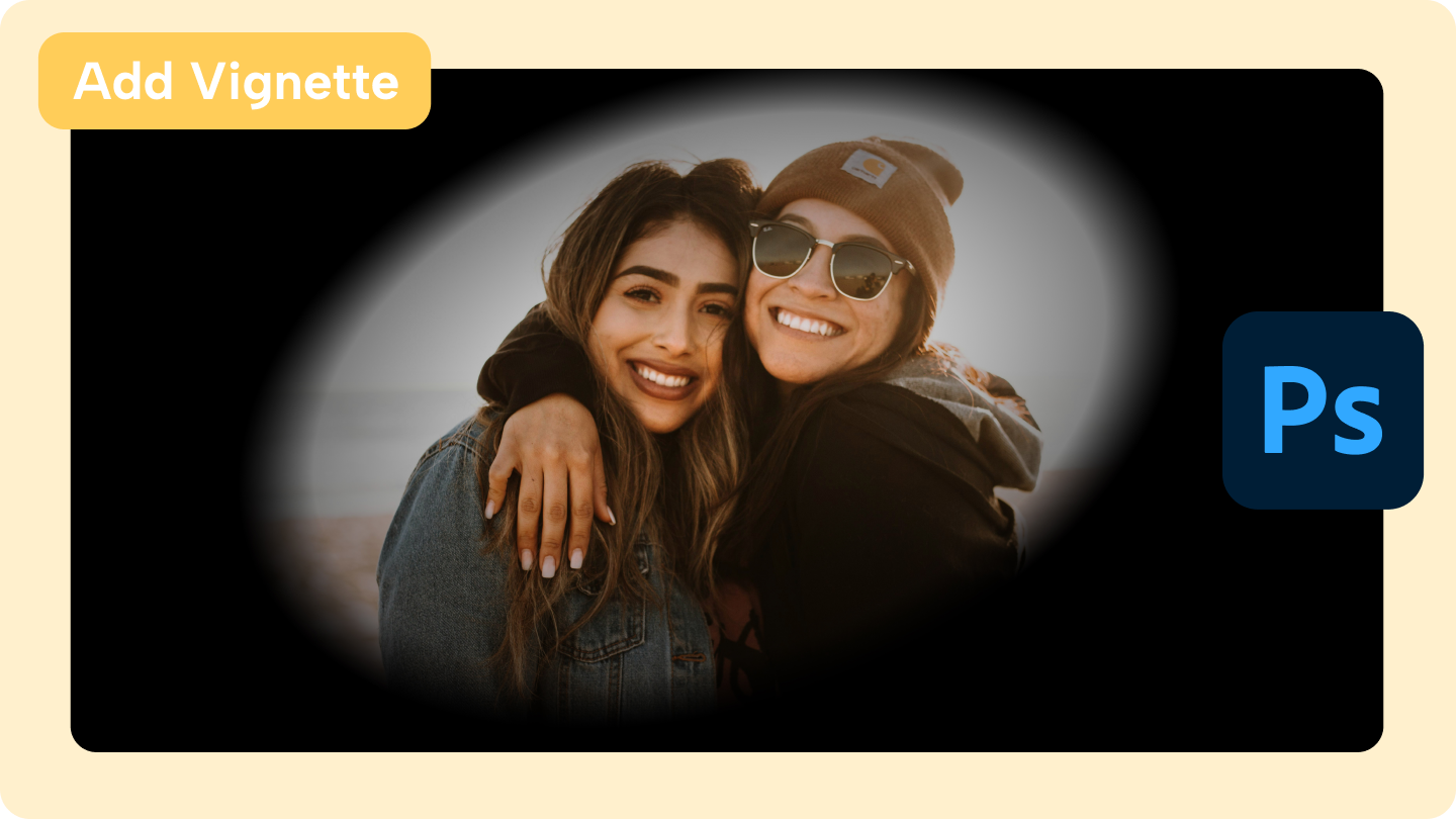 add vignette photoshop photoshop