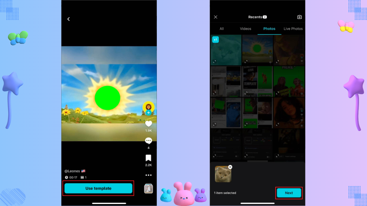Import media and generate