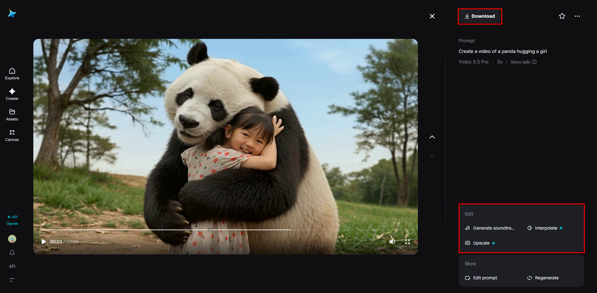 Refina y descarga el video