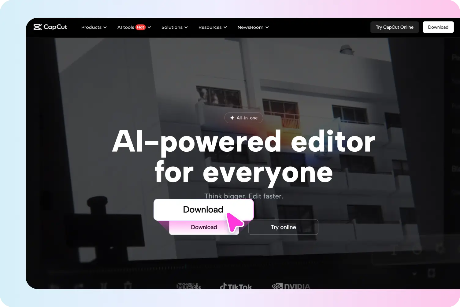 Download CapCut on PC