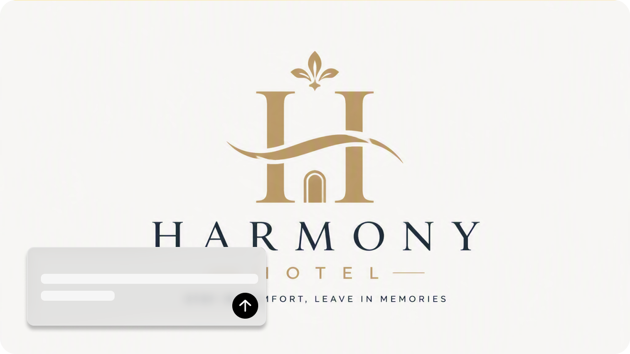Create hotel logos from text and images