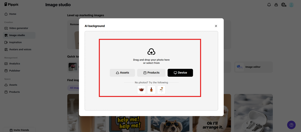 I-upload ang larawan