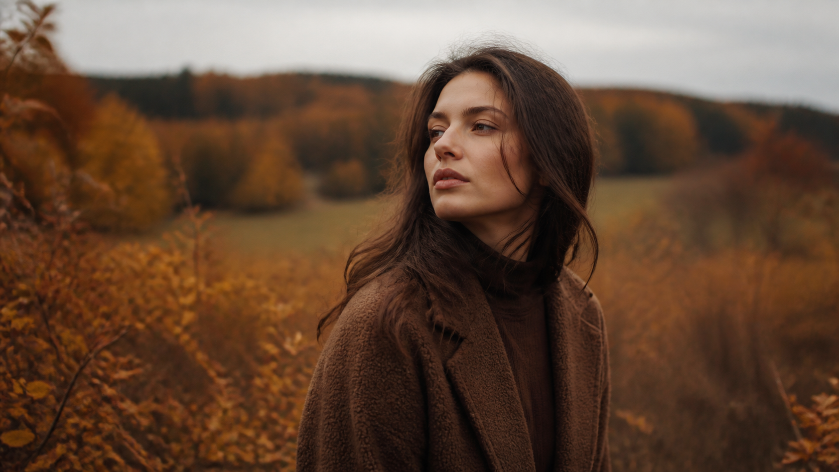 Fall AI Photos Prompt prompt example 1 - Fall Photos Prompt editorial portrait