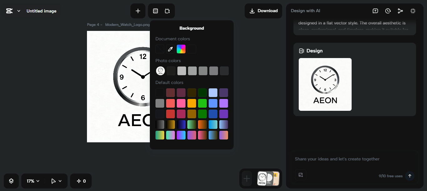 Editing interface of the CapCut desktop video editor