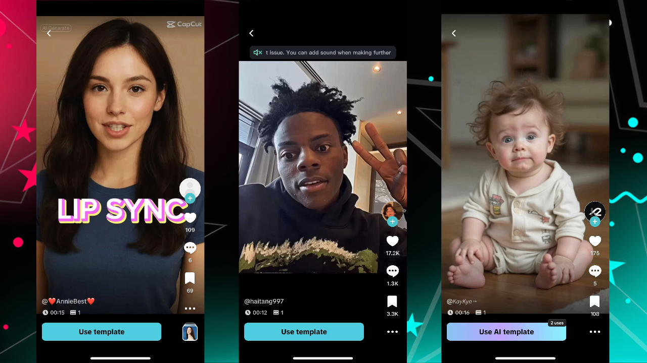 對口型與對話模板