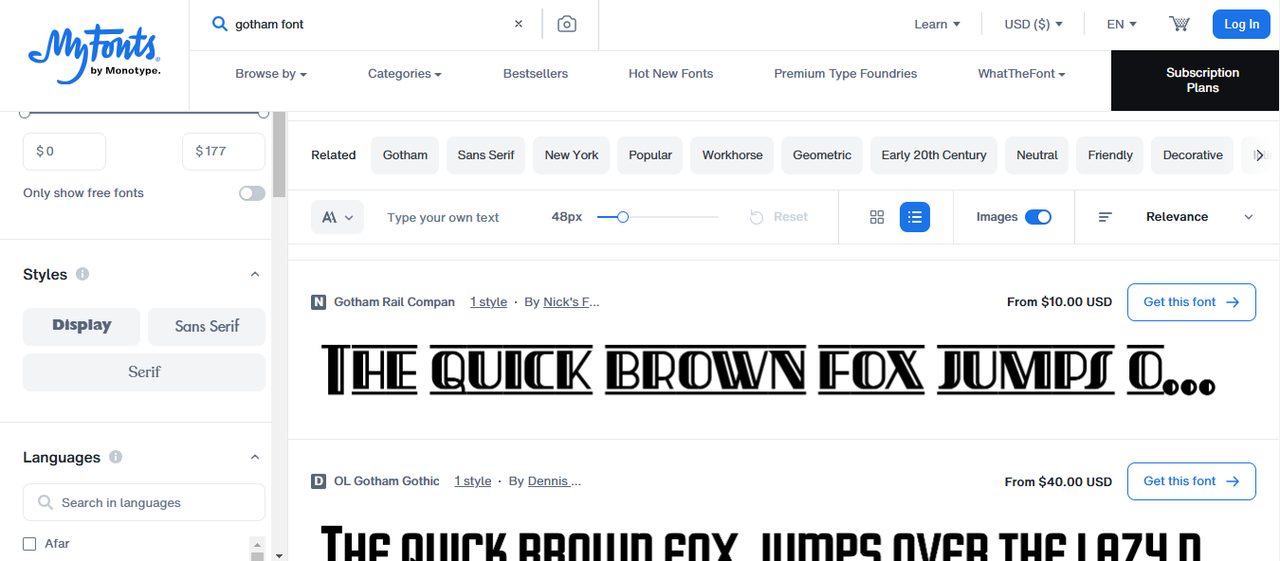 MyFonts