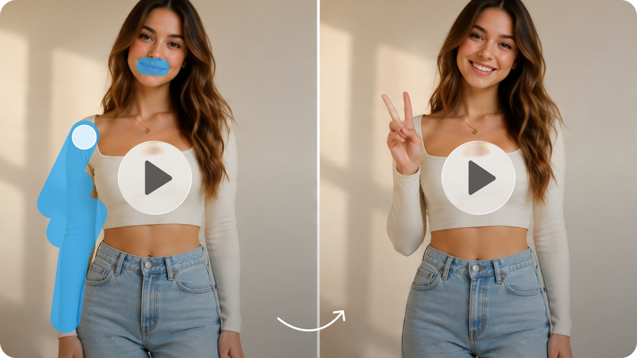Edit specific video regions without regenerating