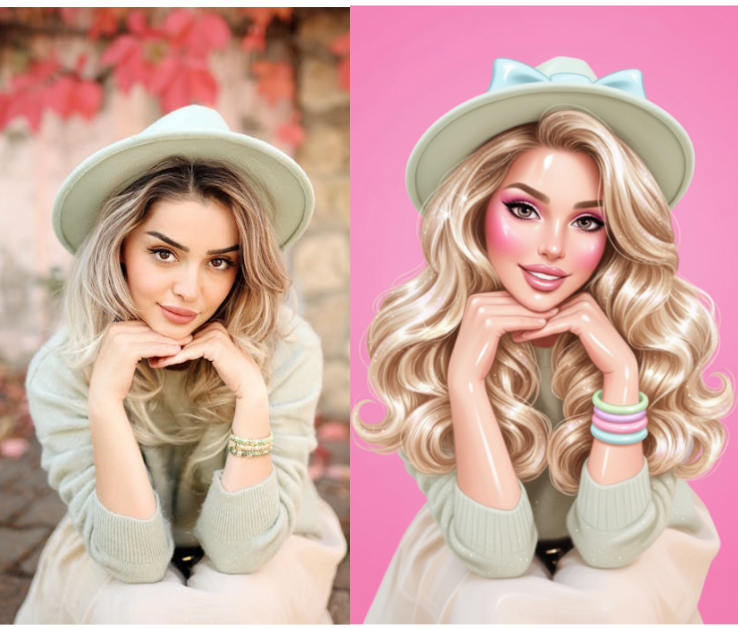 Classic pink barbie glam