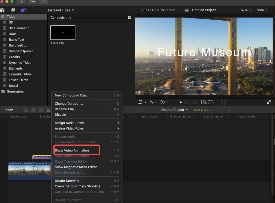 Textanimation erstellen