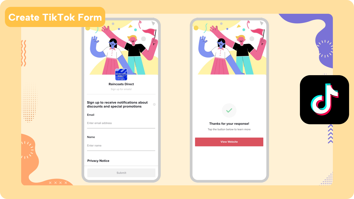 tiktok form