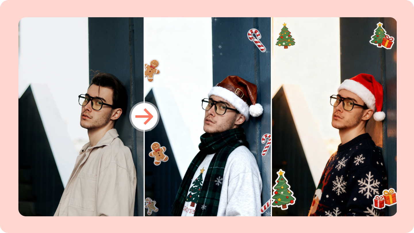 Filtre photo de Noël