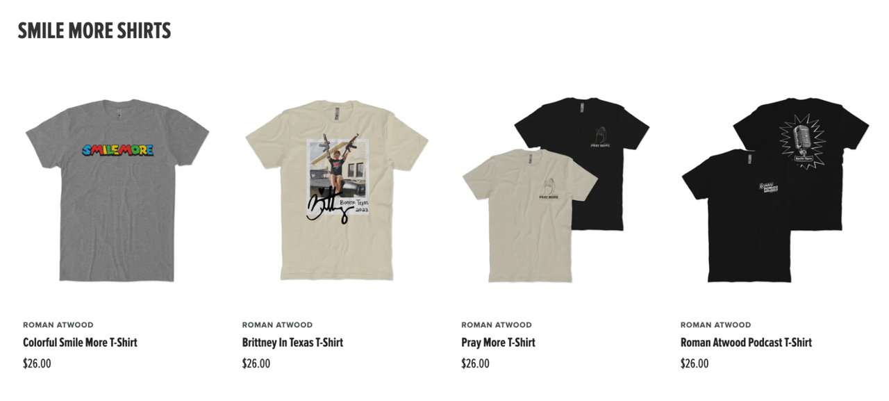 Sell merchandise