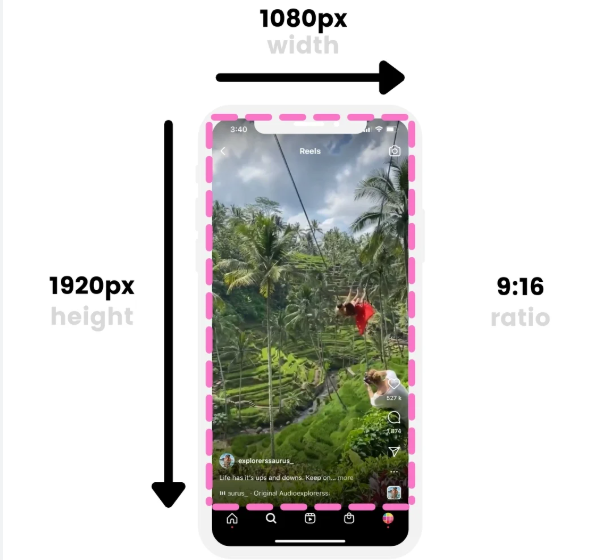 Use the recommended format, dimensions, and size on Instagram