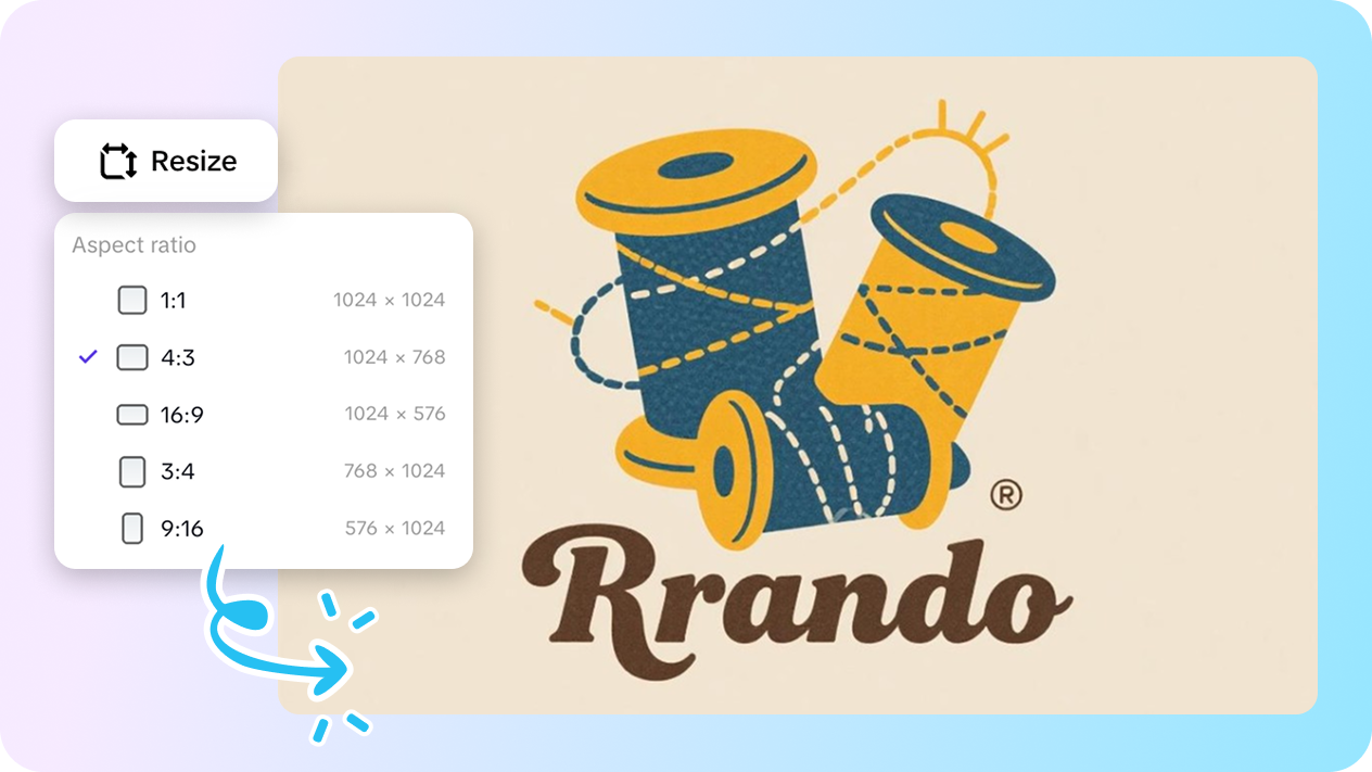 Smart crop for perfect retro design