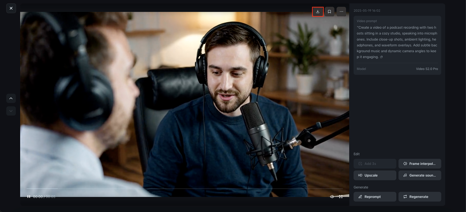 Dreamina: Podcast videosunu indirin