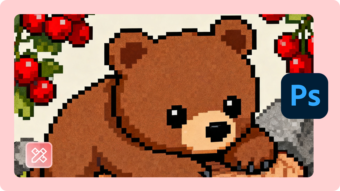 how to make pixel art in photoshop