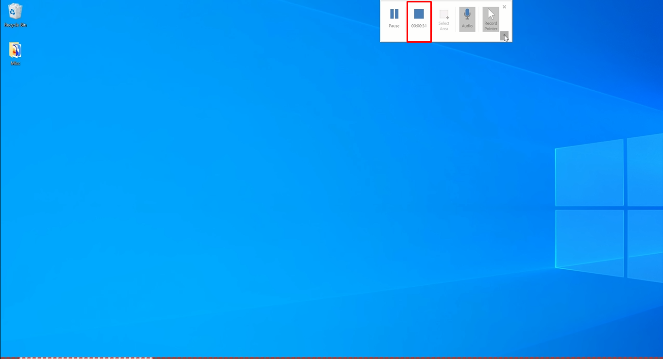 Guardar la grabación de pantalla en su dispositivo