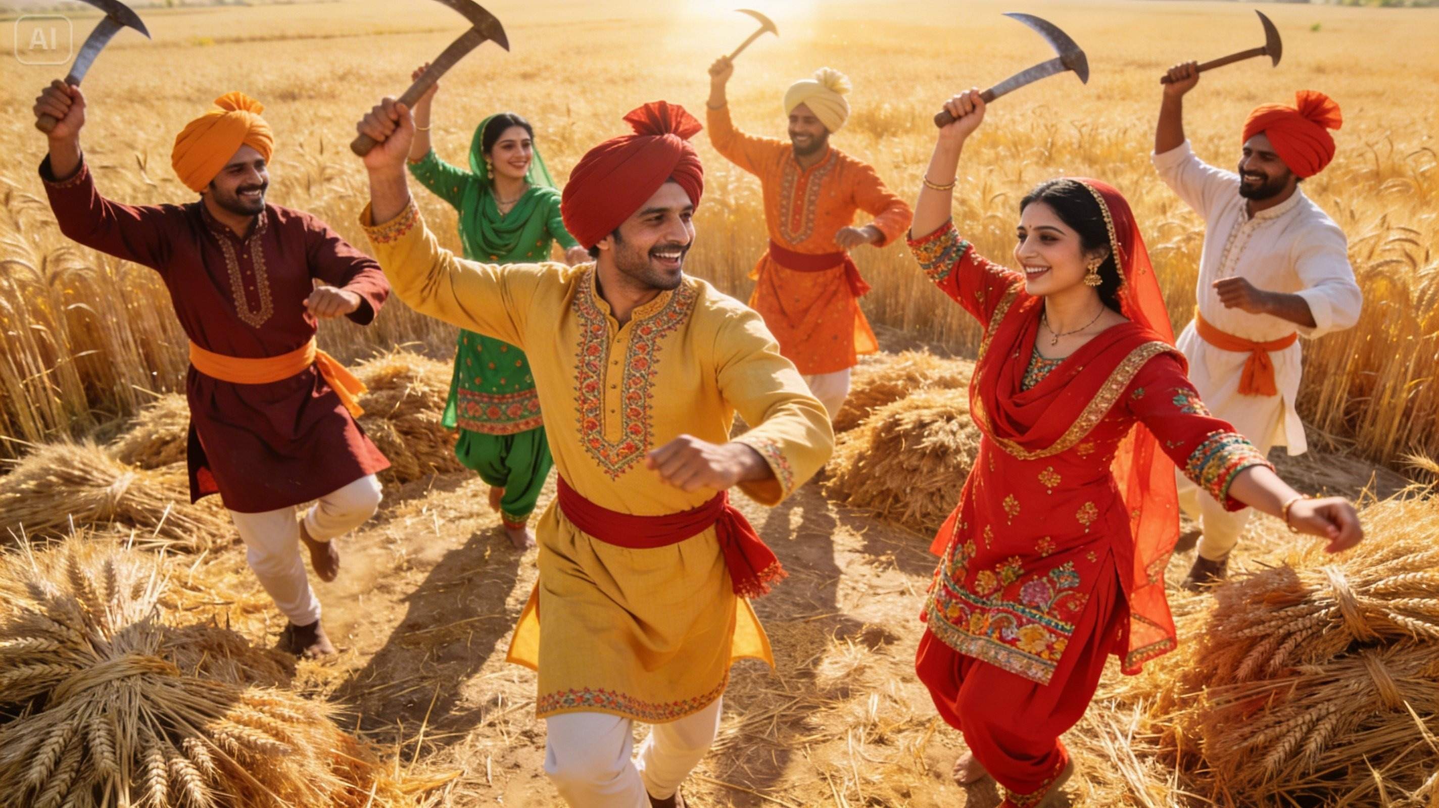 baisakhi ai images video generator step