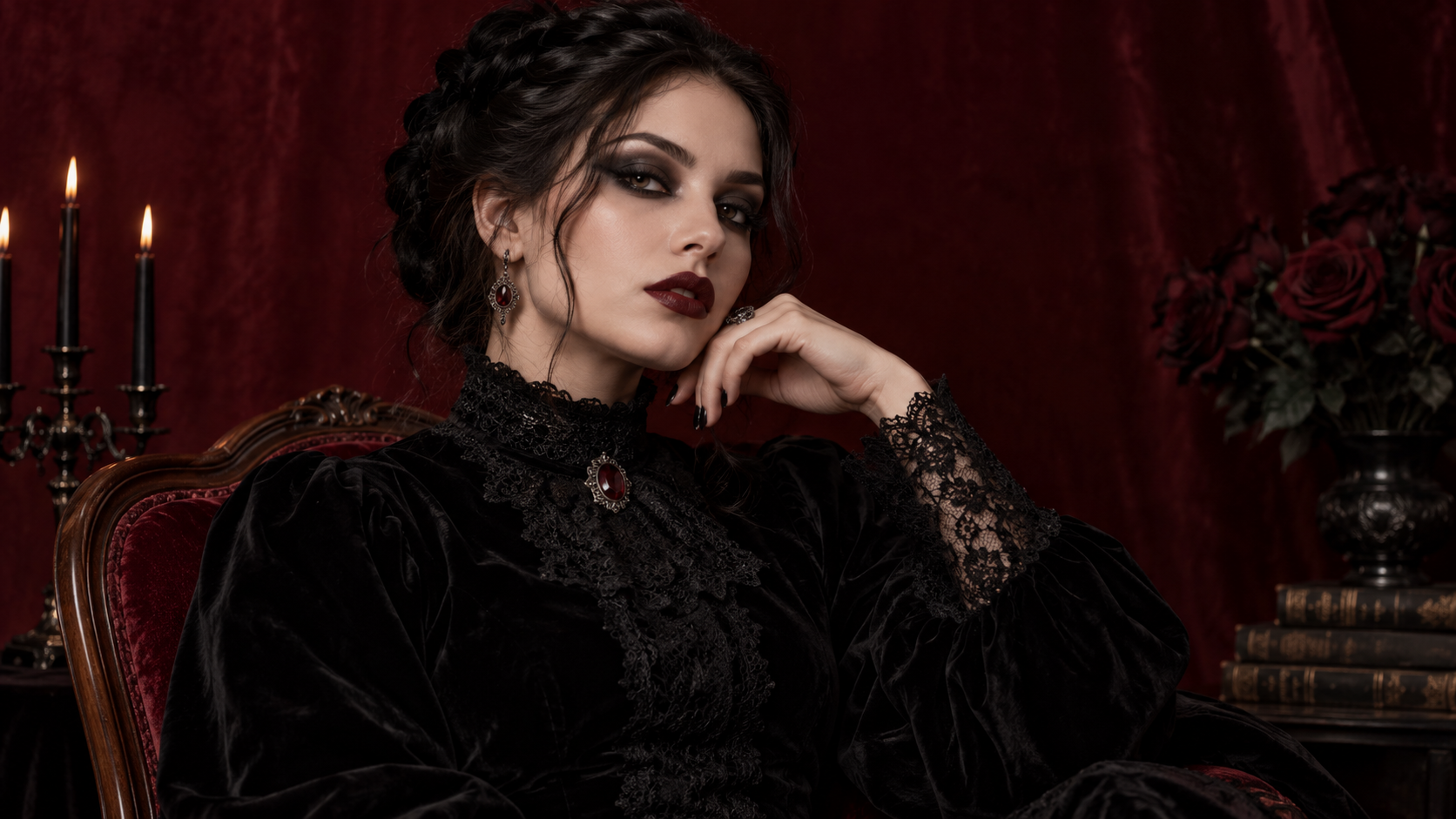 goth makeup filter cover