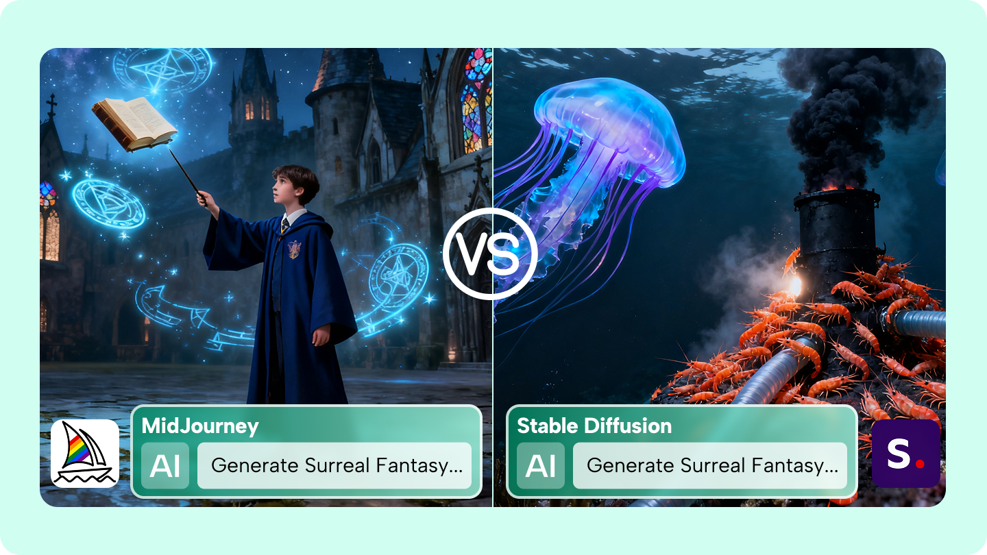 Midjourney vs stable diffusion