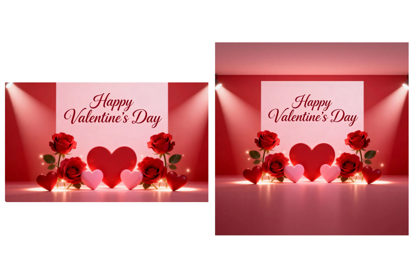 Expand a similar background layout using Dreamina's creative expand feature