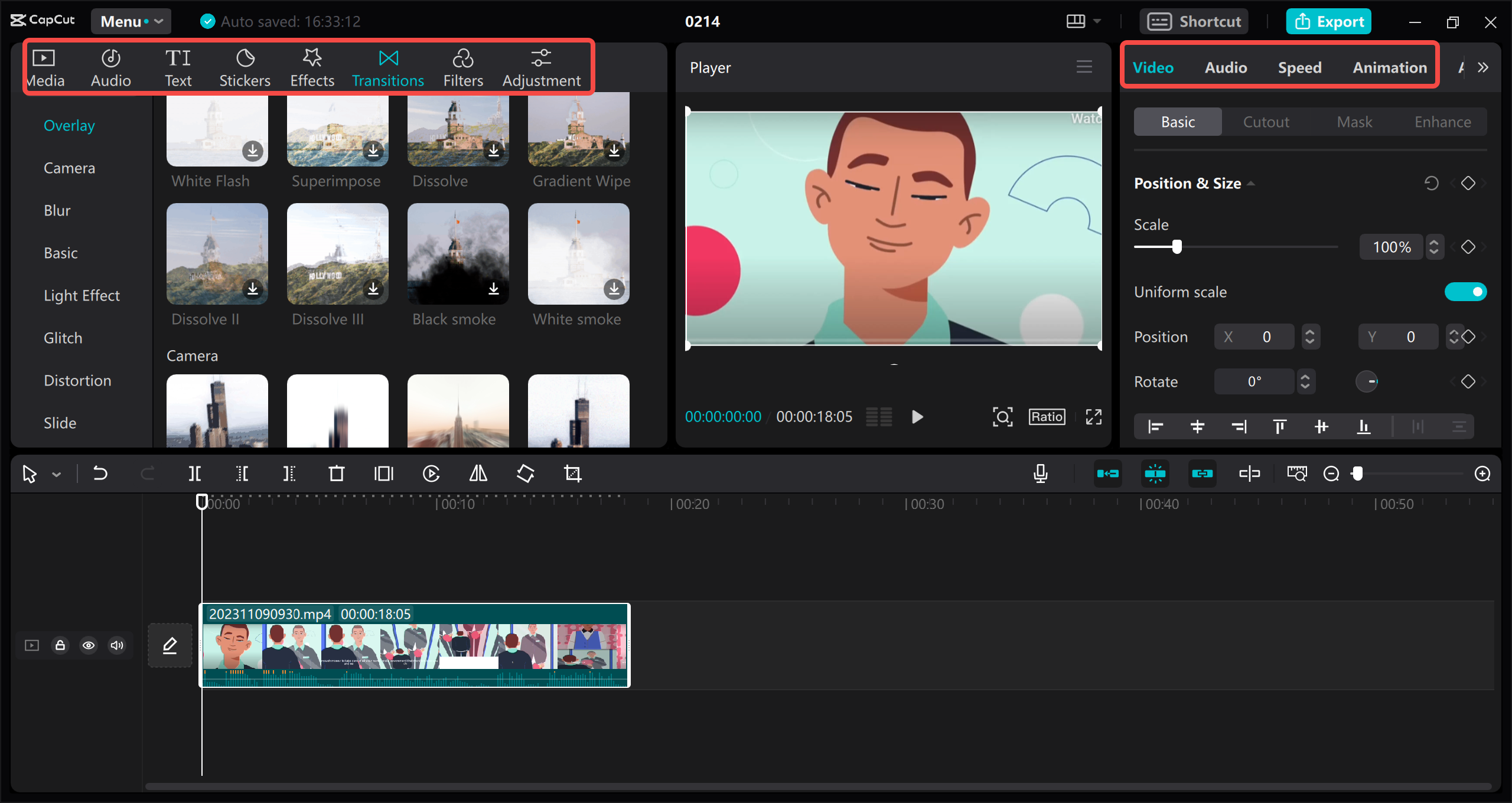 Edit video