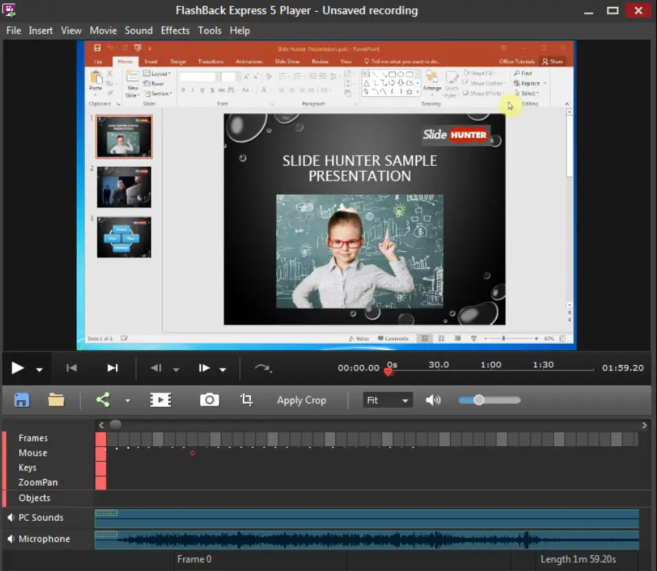 Free desktop screen recorders for Windows: Flashback